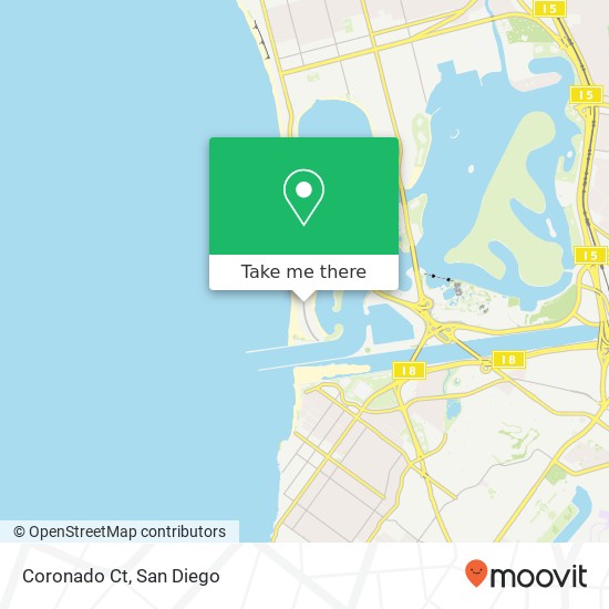 Coronado Ct map