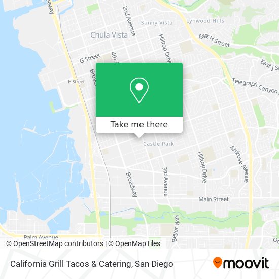 California Grill Tacos & Catering map