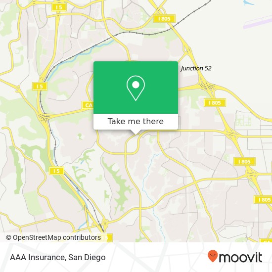 Mapa de AAA Insurance