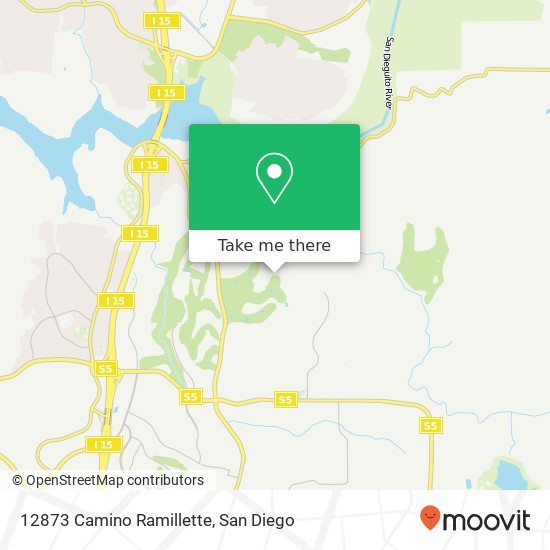 12873 Camino Ramillette map