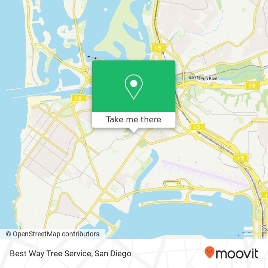 Mapa de Best Way Tree Service