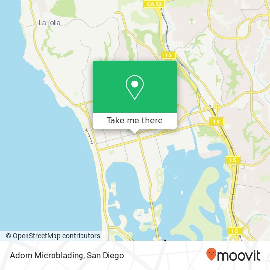 Adorn Microblading map