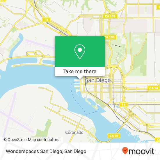 Wonderspaces San Diego map
