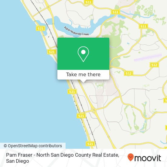 Mapa de Pam Fraser - North San Diego County Real Estate