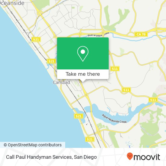 Call Paul Handyman Services map