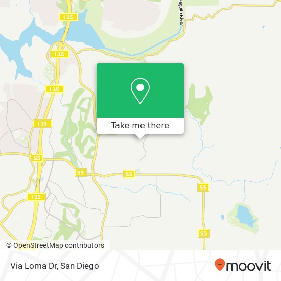 Mapa de Via Loma Dr