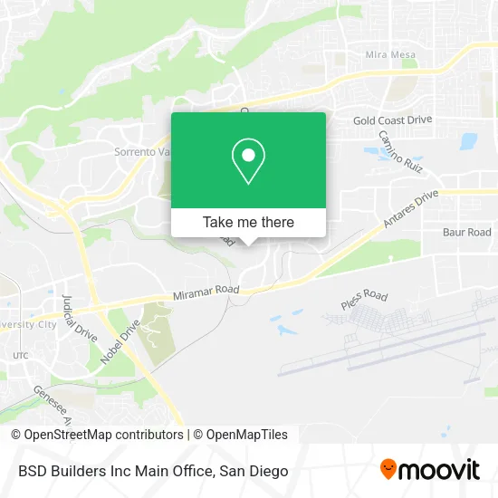 Mapa de BSD Builders Inc Main Office
