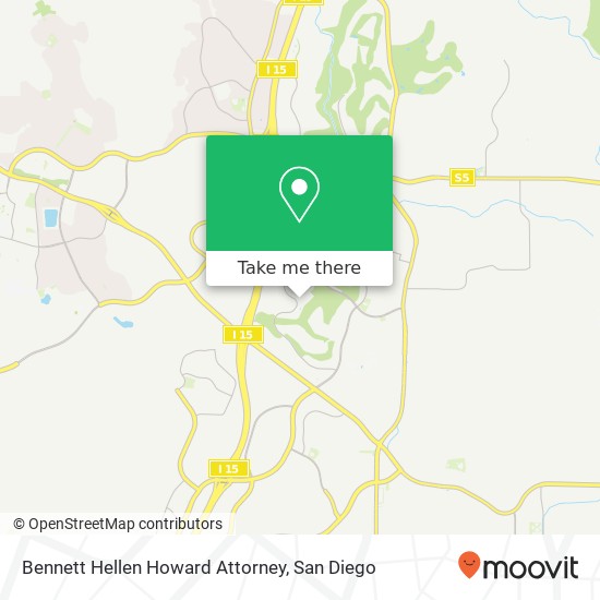 Mapa de Bennett Hellen Howard Attorney