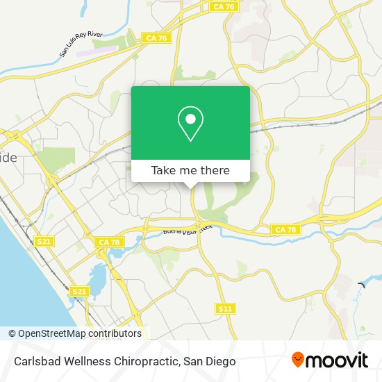 Mapa de Carlsbad Wellness Chiropractic