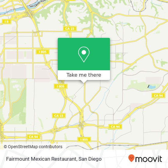 Fairmount Mexican Restaurant map