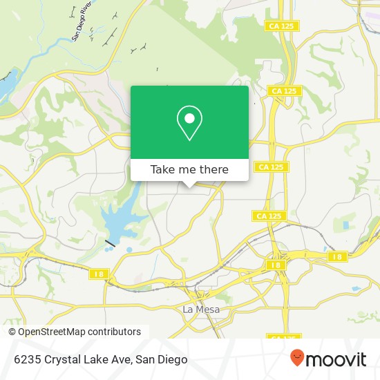 Mapa de 6235 Crystal Lake Ave