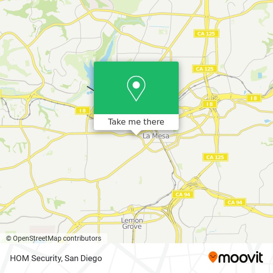 HOM Security map