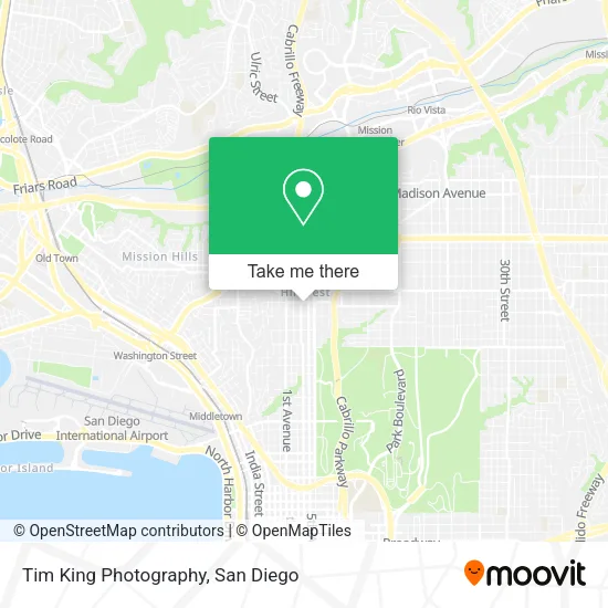 Tim King Photography map
