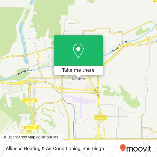 Alliance Heating & Air Conditioning map