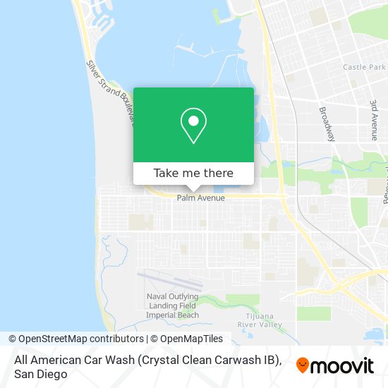 All American Car Wash (Crystal Clean Carwash IB) map