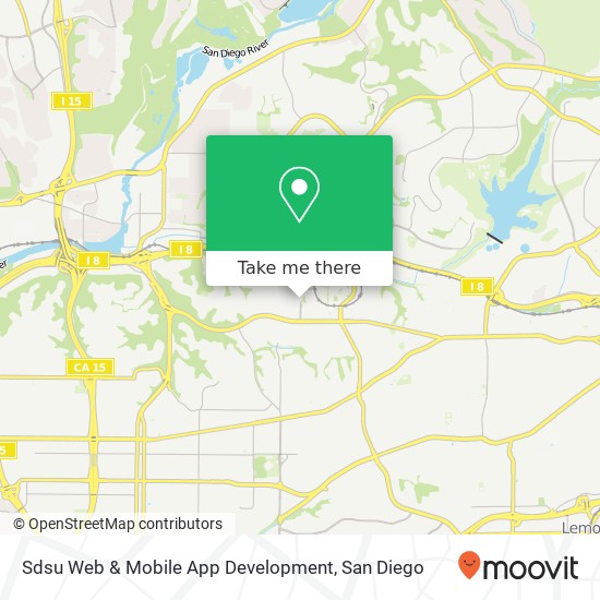 Sdsu Web & Mobile App Development map