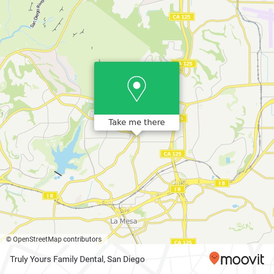 Mapa de Truly Yours Family Dental