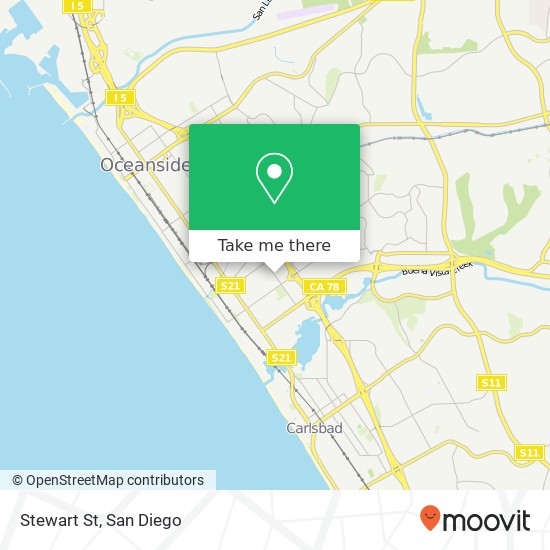 Mapa de Stewart St