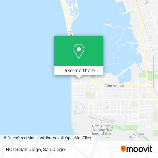 Mapa de NCTS San Diego
