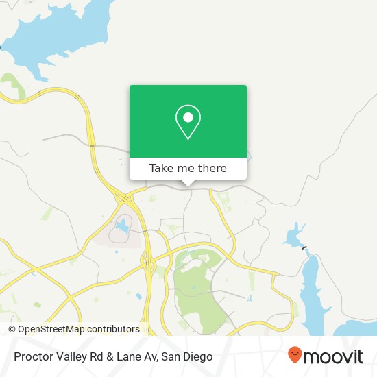 Mapa de Proctor Valley Rd & Lane Av