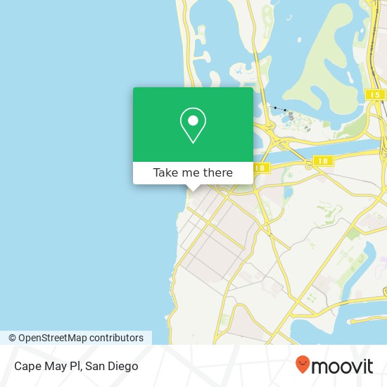 Cape May Pl map