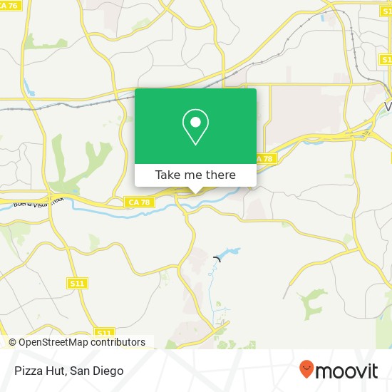 Pizza Hut map