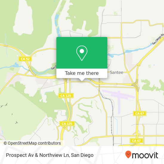 Mapa de Prospect Av & Northview Ln