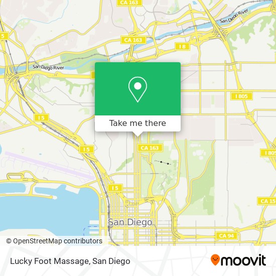 Mapa de Lucky Foot Massage