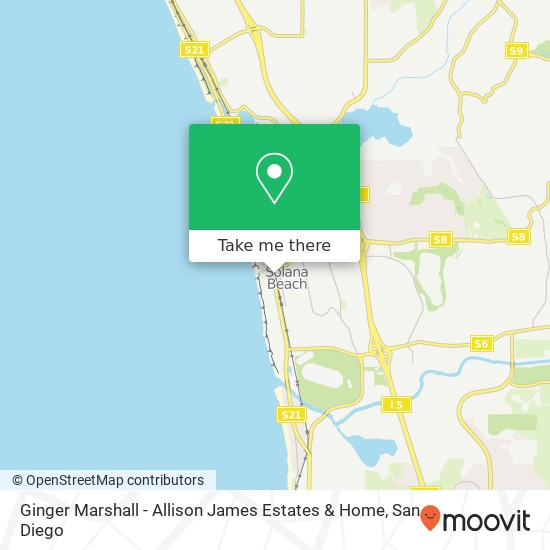 Mapa de Ginger Marshall - Allison James Estates & Home
