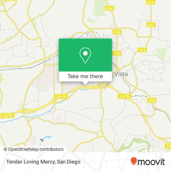 Mapa de Tender Loving Mercy