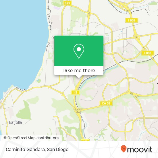 Caminito Gandara map