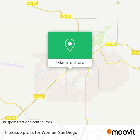 Mapa de Fitness Xpress for Women