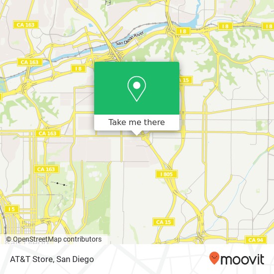 Mapa de AT&T Store