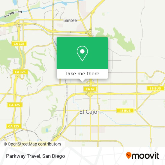 Mapa de Parkway Travel