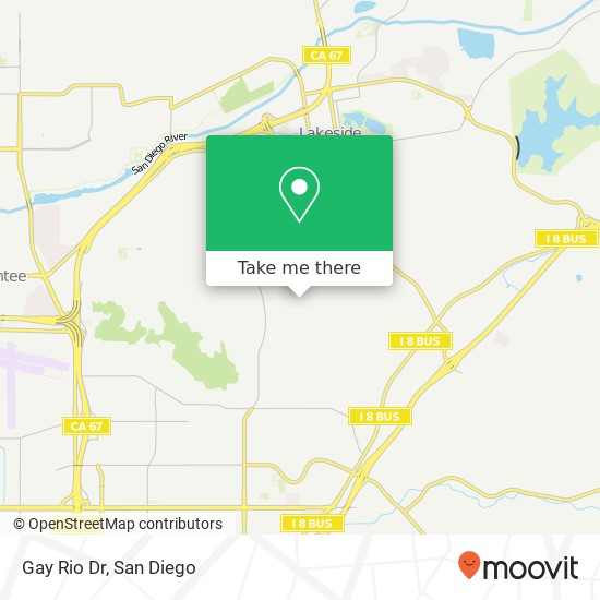 Gay Rio Dr map