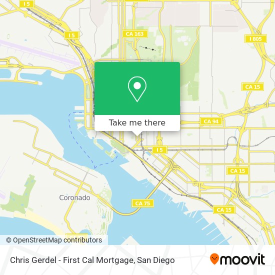 Chris Gerdel - First Cal Mortgage map