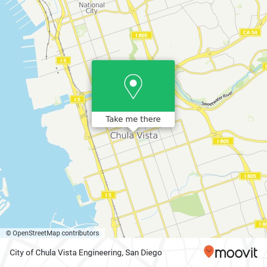 Mapa de City of Chula Vista Engineering
