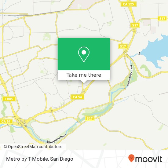 Mapa de Metro by T-Mobile