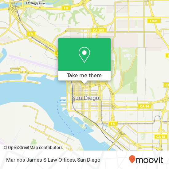 Marinos James S Law Offices map