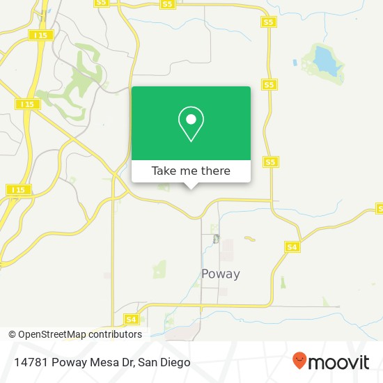 14781 Poway Mesa Dr map