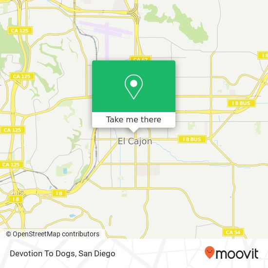 Devotion To Dogs map