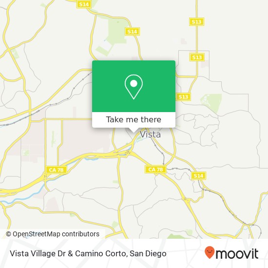 Mapa de Vista Village Dr & Camino Corto