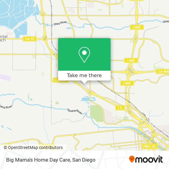 Big Mama's Home Day Care map