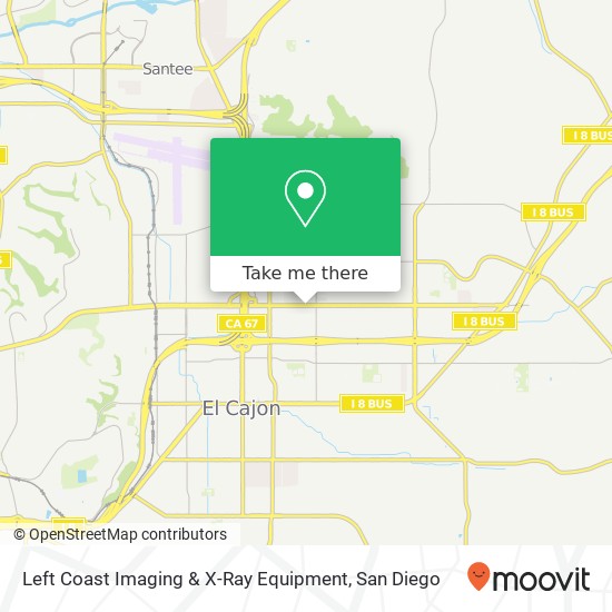 Left Coast Imaging & X-Ray Equipment map