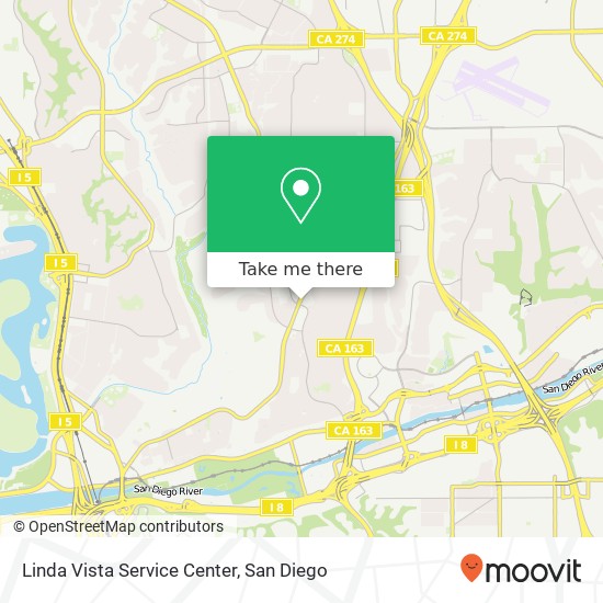 Mapa de Linda Vista Service Center