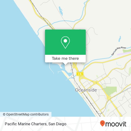 Pacific Marine Charters map