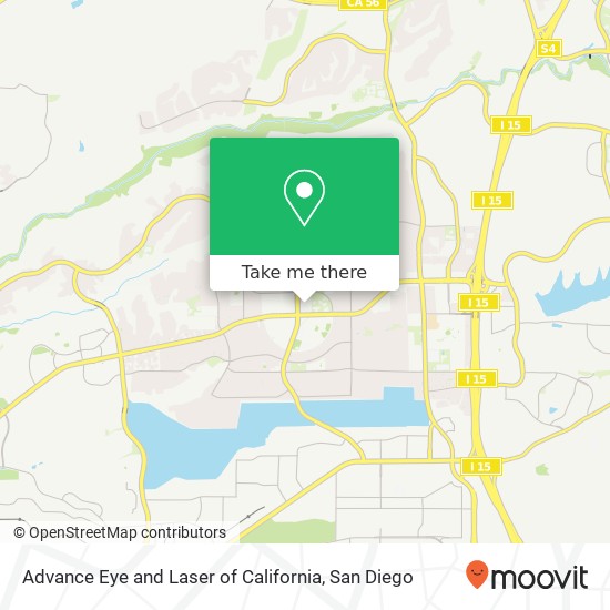 Advance Eye and Laser of California map