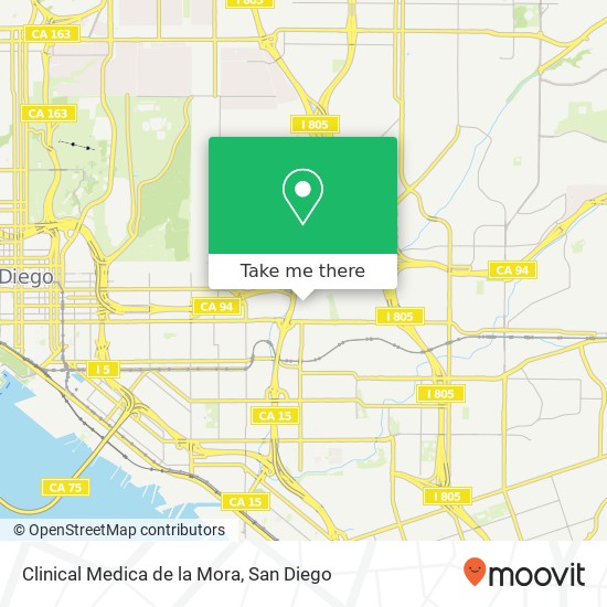 Mapa de Clinical Medica de la Mora