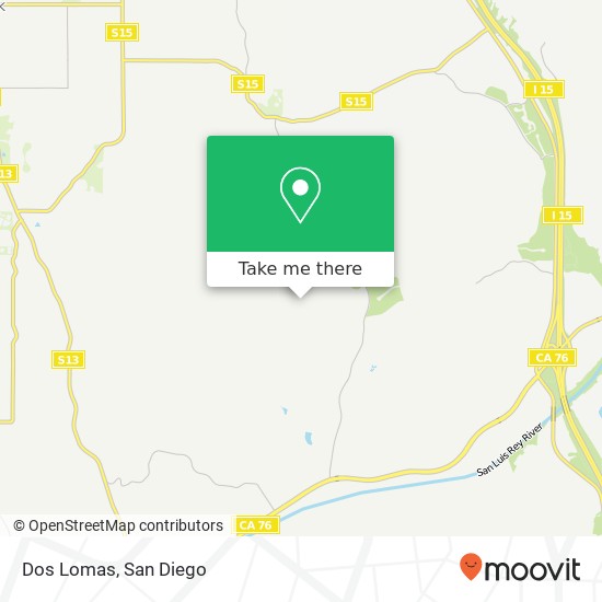 Mapa de Dos Lomas