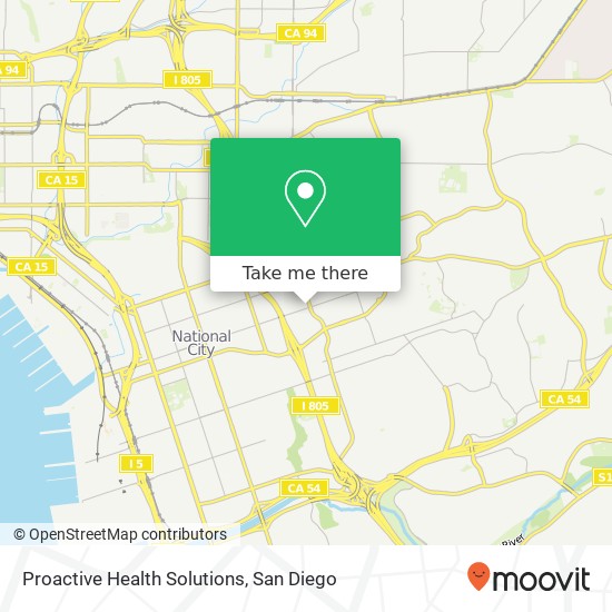 Proactive Health Solutions map